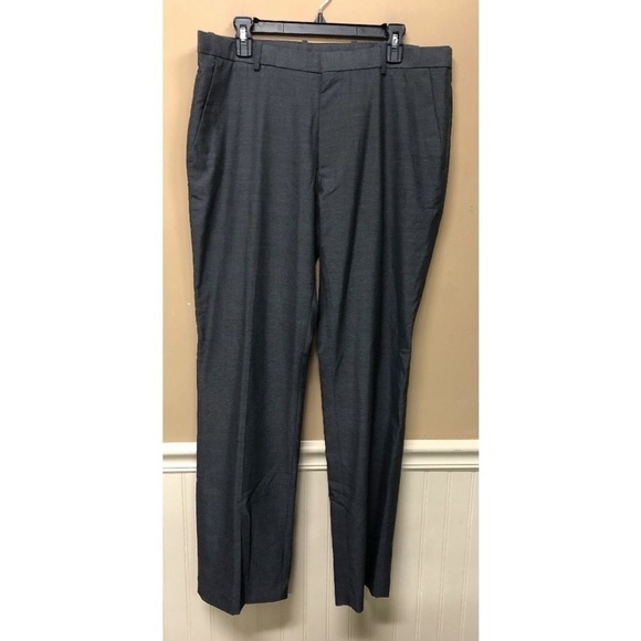 Perry Ellis Mens Gray Dress Pants Lighweight Size 34x32 NWT - Picture 1 of 4